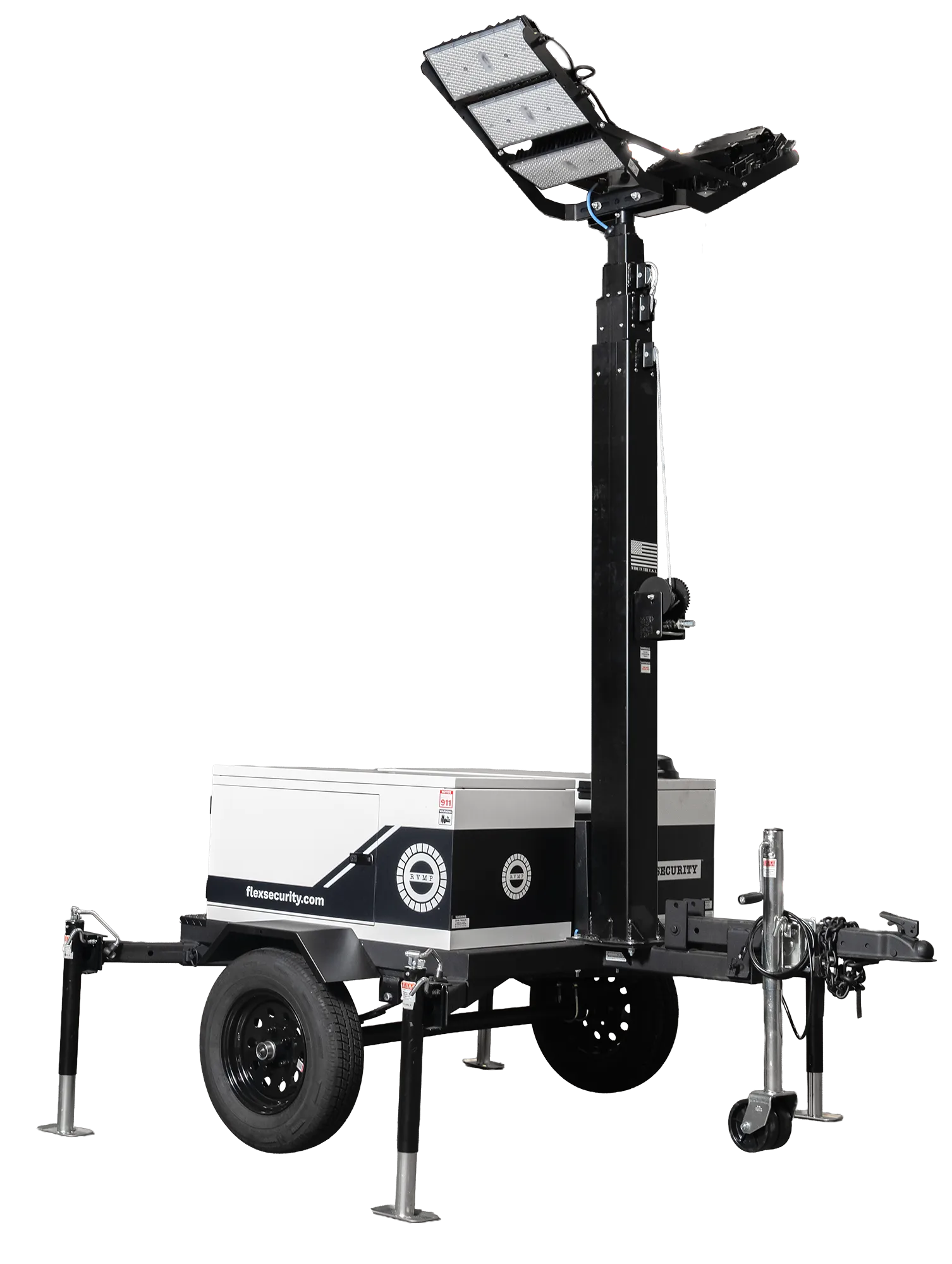 RVMP Flex Security Octane mobile light trailer